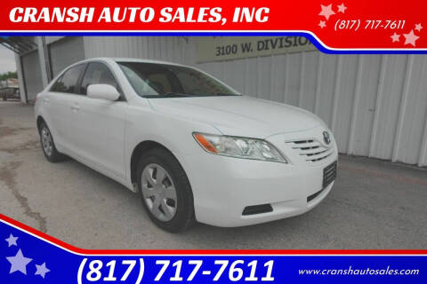 2008 Toyota Camry for sale at CRANSH AUTO SALES, INC in Arlington TX