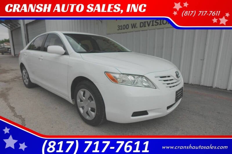 2008 Toyota Camry for sale at CRANSH AUTO SALES, INC in Arlington TX