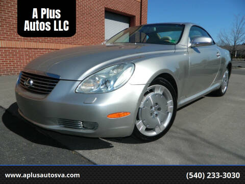 2003 Lexus SC 430 for sale at A Plus Autos LLC in Fredericksburg VA
