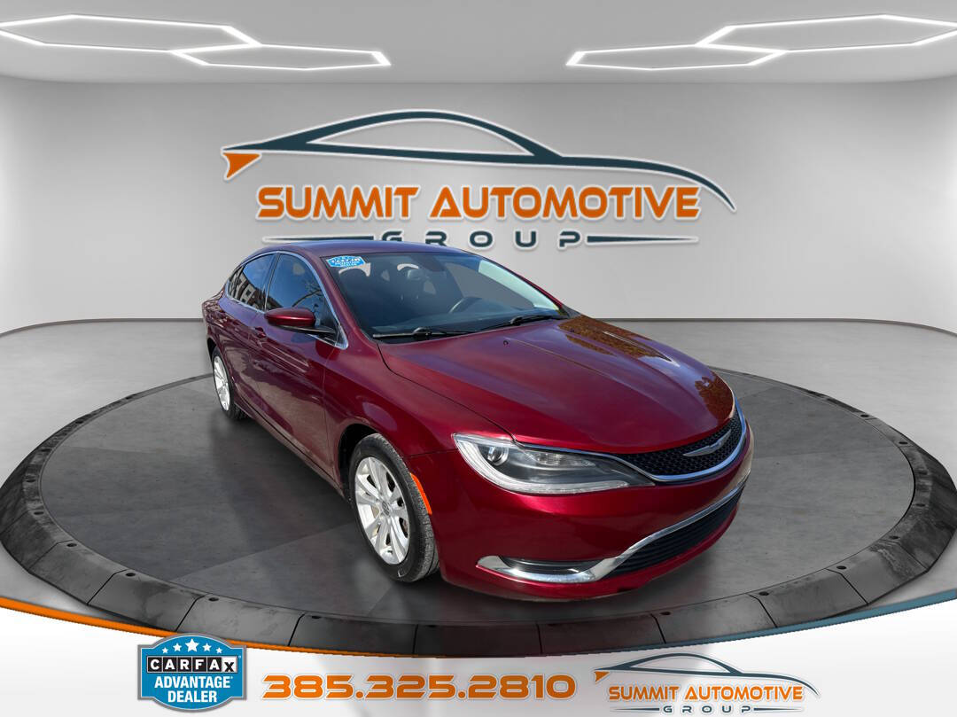 Dk. Red 2016 Chrysler 200 Limited Limited 4dr Sedan 1