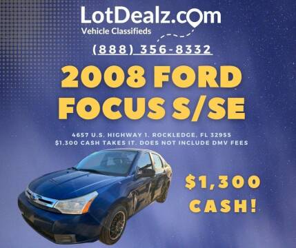 2008 Ford Focus for sale at Lot Dealz in Rockledge FL