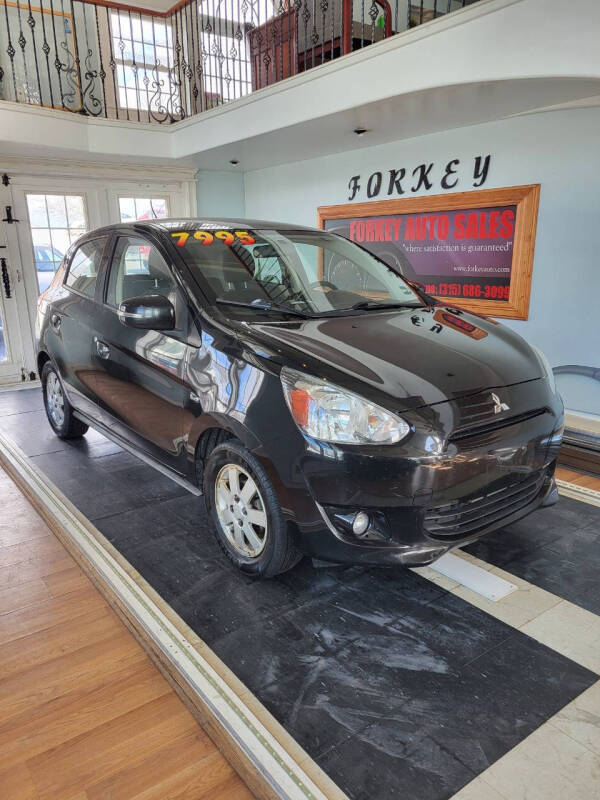 2015 Mitsubishi Mirage for sale at Forkey Auto & Trailer Sales in La Fargeville NY