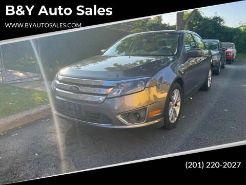 2012 Ford Fusion for sale at B&Y Auto Sales in Hasbrouck Heights NJ