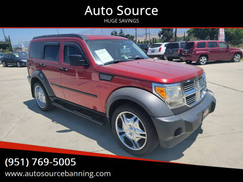 2007 Dodge Nitro for sale at Auto Source in Banning CA