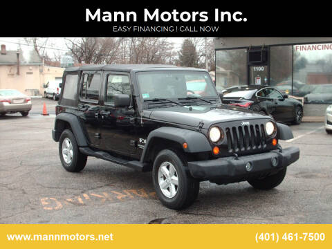 2008 Jeep Wrangler Unlimited for sale at Mann Motors Inc. in Warwick RI