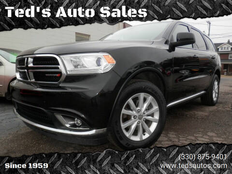 2015 Dodge Durango for sale at Ted's Auto Sales in Louisville OH