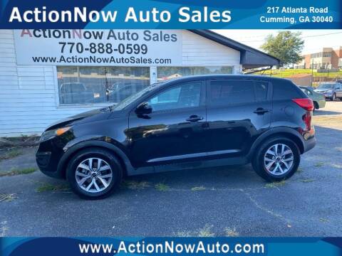 2016 Kia Sportage for sale at ACTION NOW AUTO SALES in Cumming GA