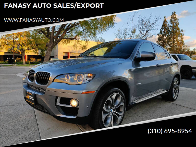 2014 BMW X6 for sale at FANASY AUTO SALES/EXPORT in Yorba Linda CA