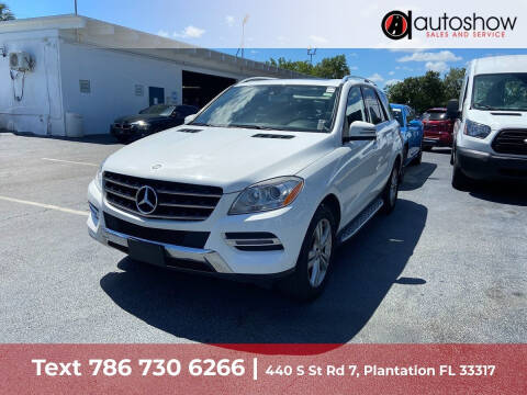 2015 Mercedes-Benz M-Class for sale at AUTOSHOW SALES & SERVICE in Plantation FL