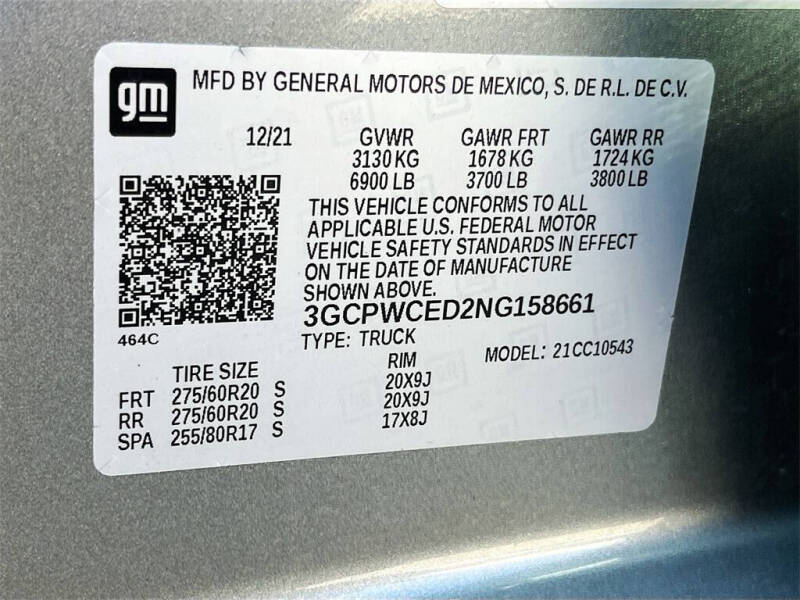 2022 Chevrolet Silverado 1500 Limited