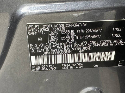 2015 Toyota RAV4 XLE