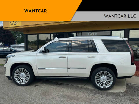 2015 Cadillac Escalade for sale at WANTCAR in Lansing MI