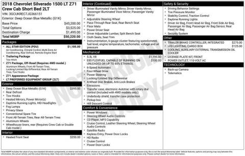 2018 Chevrolet Silverado 1500