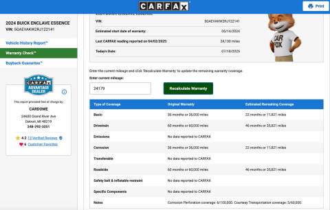 2024 Buick Enclave Essence