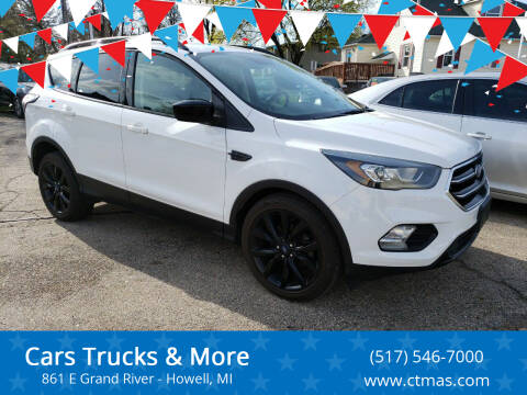 2017 Ford Escape for sale at Cars Trucks & More in Howell MI