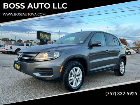 2013 Volkswagen Tiguan for sale at BOSS AUTO LLC in Norfolk VA