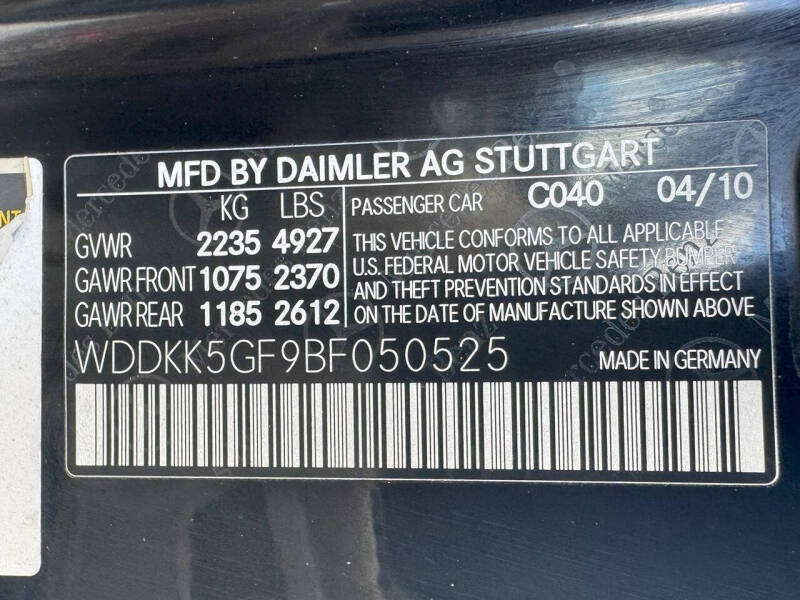 2011 Mercedes-Benz E-Class E 350