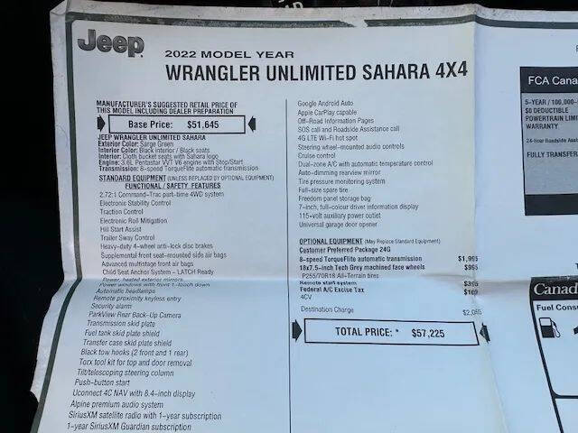 2022 Jeep Wrangler Unlimited