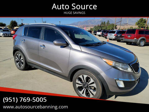 2011 Kia Sportage for sale at Auto Source in Banning CA