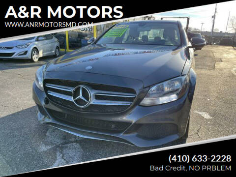 2015 Mercedes-Benz C-Class for sale at A&R MOTORS in Baltimore MD