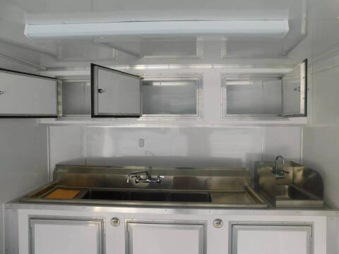 2026 Covered Wagon Trailers 8.5X20 with Hood Loaded