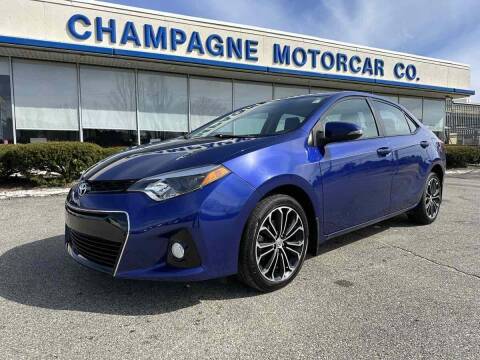 2016 Toyota Corolla for sale at Champagne Motor Car Company in Willimantic CT