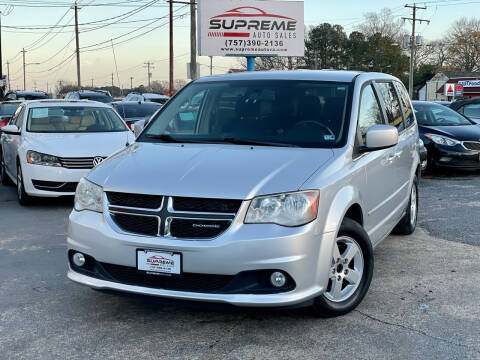 2012 Dodge Grand Caravan for sale at Supreme Auto Sales in Chesapeake VA