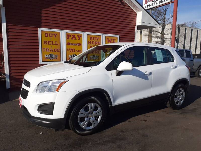 2016 Chevrolet Trax for sale at Mack's Autoworld in Toledo OH