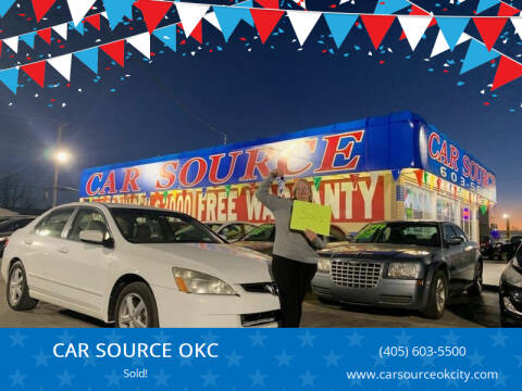 2005 Honda Accord for sale at CAR SOURCE OKC in Oklahoma City OK
