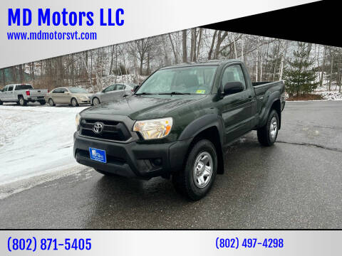 2012 Toyota Tacoma for sale at MD Motors LLC in Williston VT