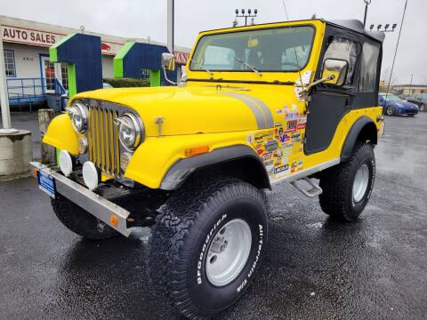 1979 Jeep Wrangler for sale at BAYSIDE AUTO SALES in Everett WA