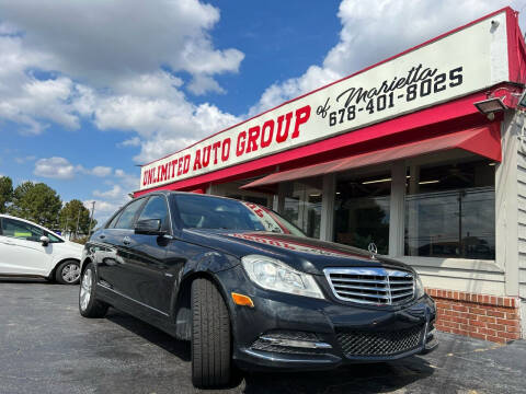 2012 Mercedes-Benz C-Class for sale at Unlimited Auto Group of Marietta in Marietta GA