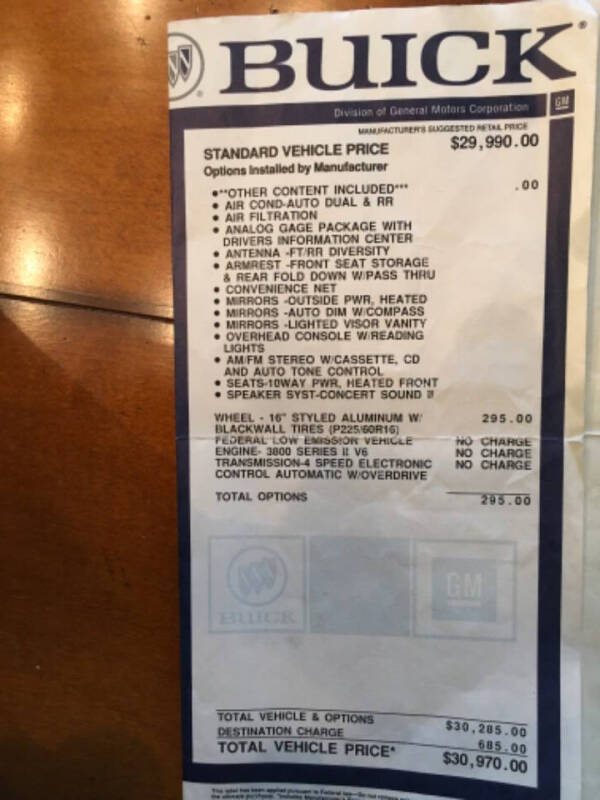 2002 Buick LeSabre Limited