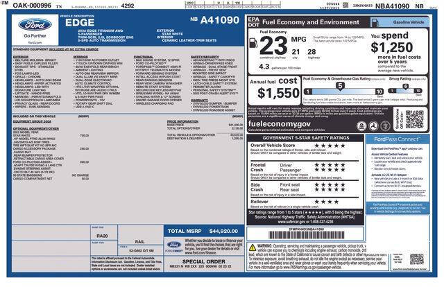 2022 Ford Edge Titanium