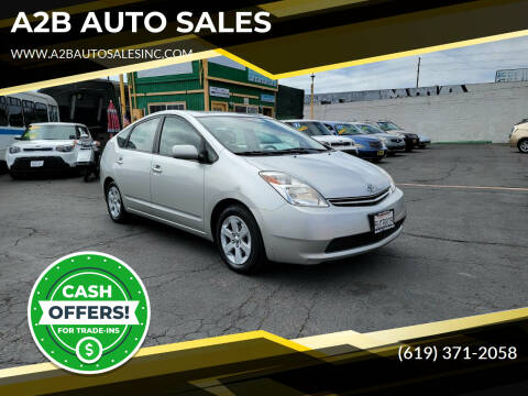 2005 Toyota Prius for sale at A2B AUTO SALES in Chula Vista CA