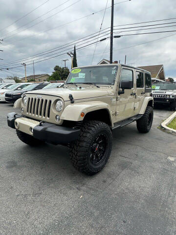 2017 Jeep Wrangler Unlimited for sale at Lucas Auto Center 2 in South Gate CA