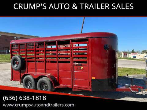 2024 Good Guys 16’ Livestock Trailer  for sale at CRUMP'S AUTO & TRAILER SALES in Crystal City MO
