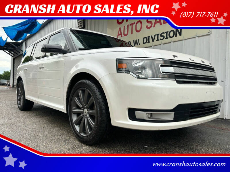 2013 Ford Flex for sale at CRANSH AUTO SALES, INC in Arlington TX