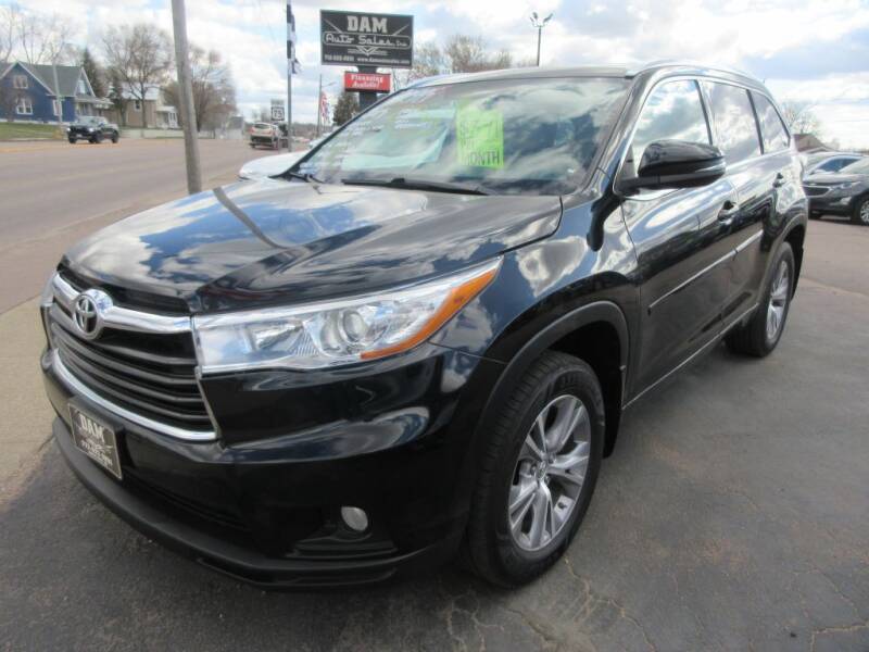 2015 Toyota Highlander for sale at Dam Auto Sales in Sioux City IA