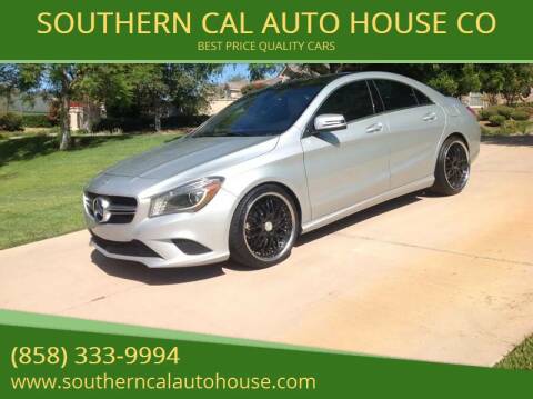 2014 Mercedes-Benz CLA for sale at SOUTHERN CAL AUTO HOUSE in San Diego CA