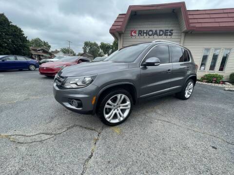 2016 Volkswagen Tiguan for sale at Rhoades Automotive Inc. in Columbia City IN