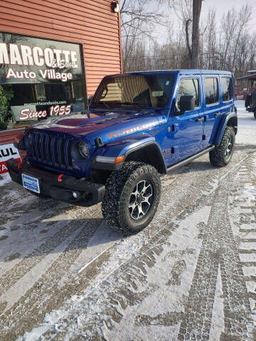 2020 Jeep Wrangler Unlimited for sale at Marcotte & Sons Auto Village in North Ferrisburgh VT