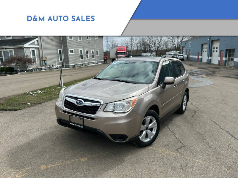 2015 Subaru Forester for sale at D&M AUTO SALES in West Seneca NY