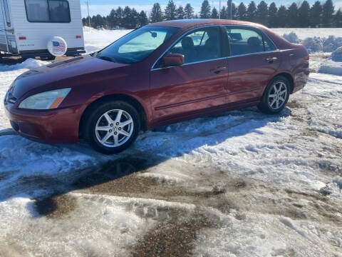 2003 Honda Accord for sale at BERG AUTO MALL & TRUCKING INC in Beresford SD
