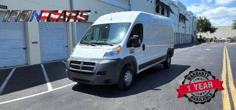2018 RAM ProMaster for sale at IRON CARS in Hollywood FL