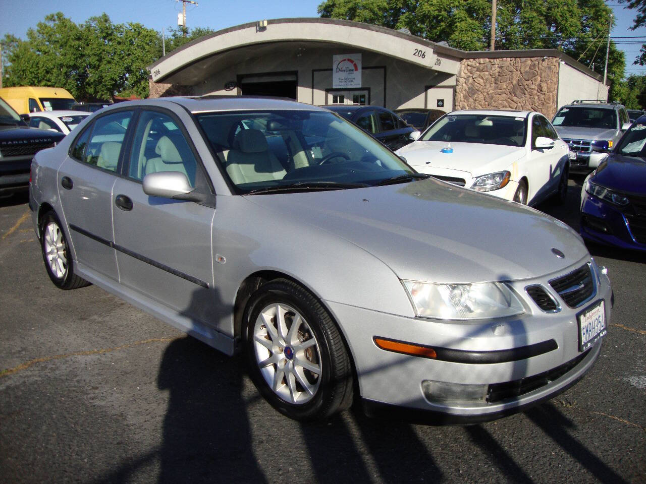 Gray 2004 Saab 9-3 Arc 4dr Arc Turbo Sedan 1