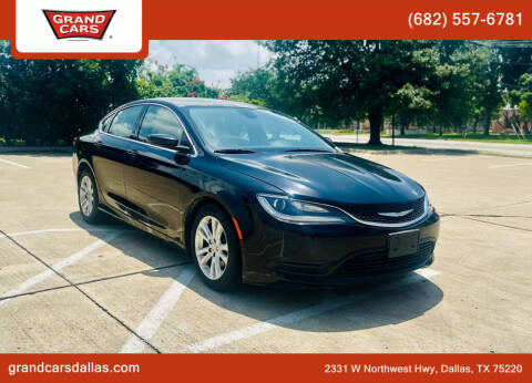 2016 Chrysler 200 for sale at GRAND CARS in Dallas TX