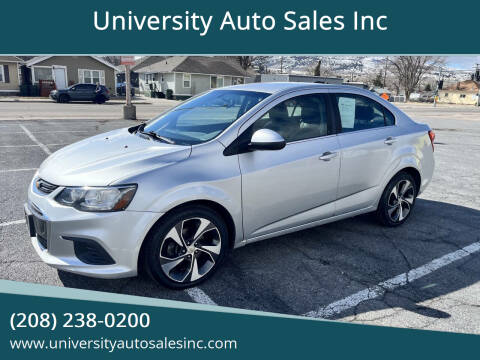 2017 Chevrolet Sonic for sale at University Auto Sales Inc in Pocatello ID