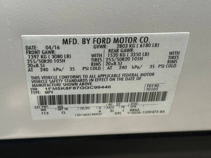 2016 Ford Explorer Limited
