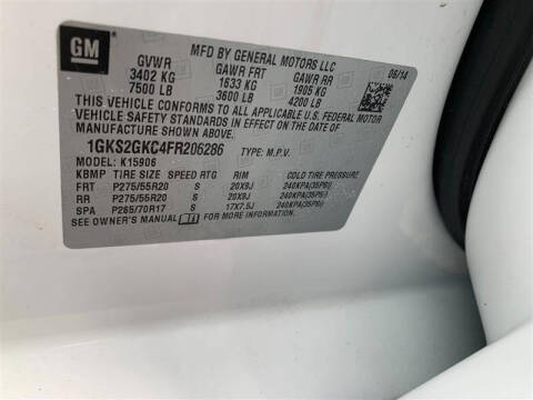 2015 GMC Yukon XL SLE